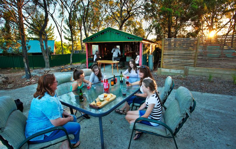 Get together with friends & family around one of our BBQ areas.